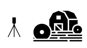 Ground station and farm